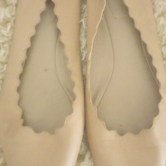 Chloe Lauren Scalloped Ballet Flats Size 39..Offer - Picture 14 of 16